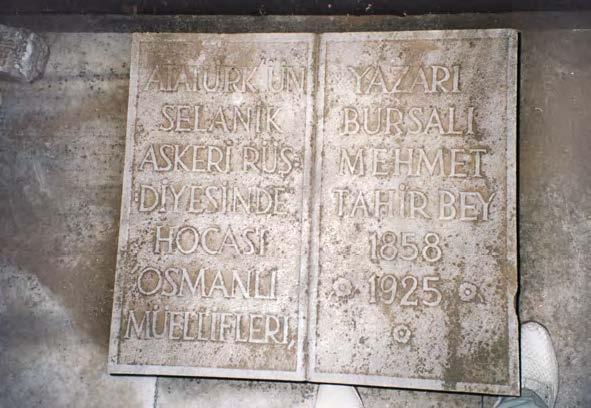 Bursalı Mehmed Tahir Efendi